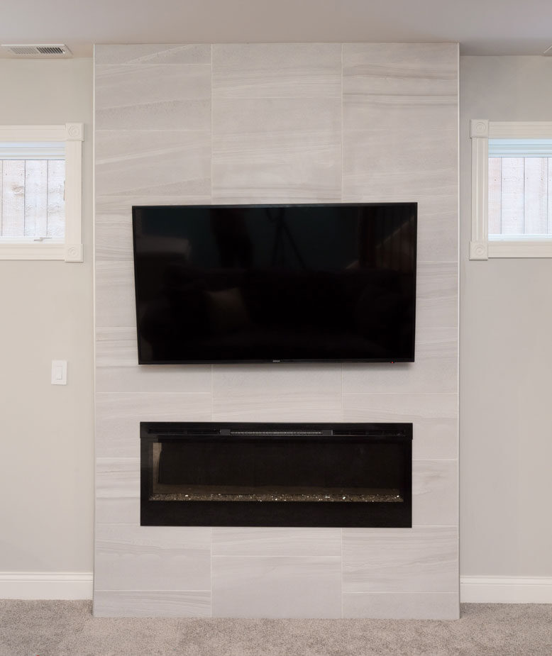 CHI | Chicago Lincoln Square Basement Fireplace Remodelers