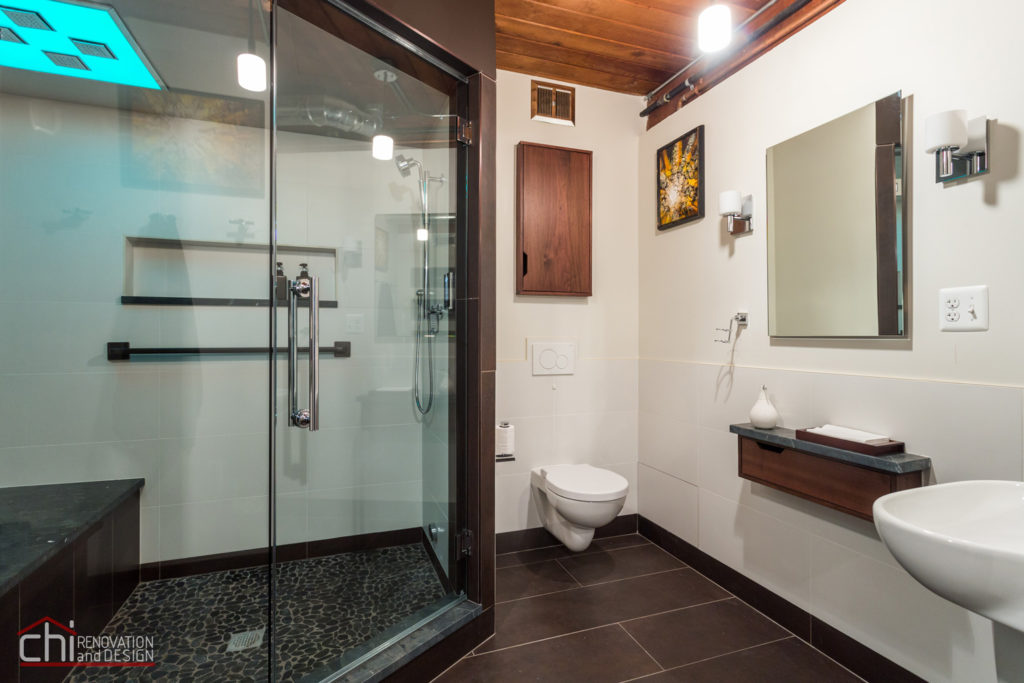 CHI | Chicago Man Cave Bathroom Interior Renovation