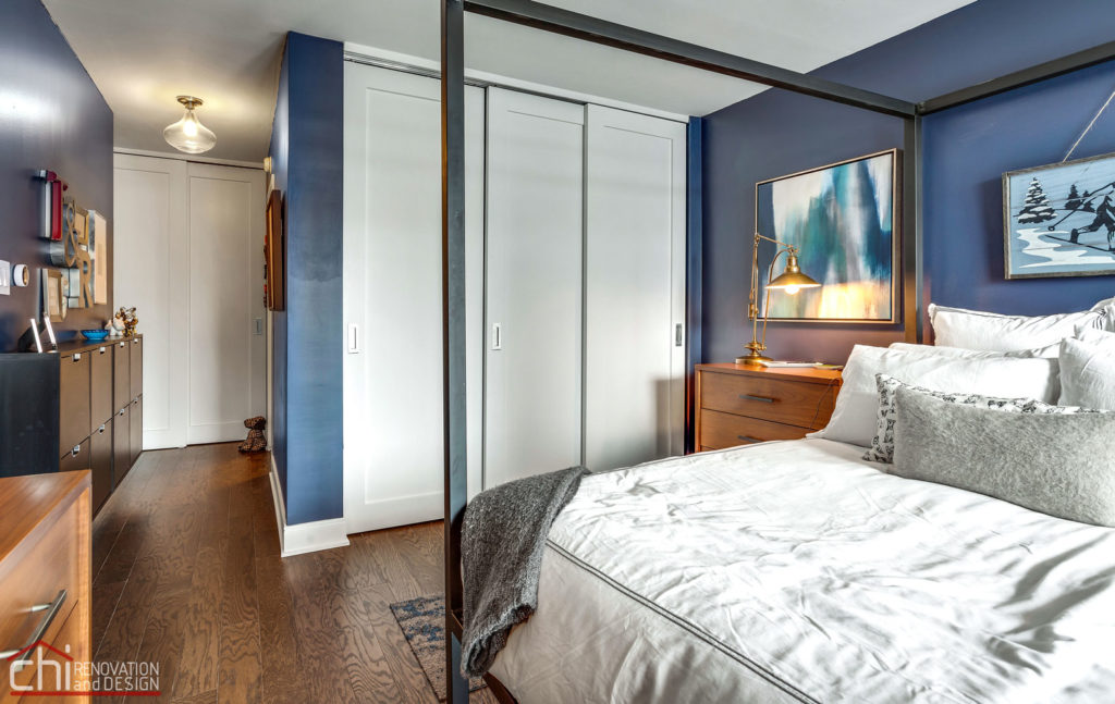 CHI | Chicago Modern Condo Living Bedroom Remodel