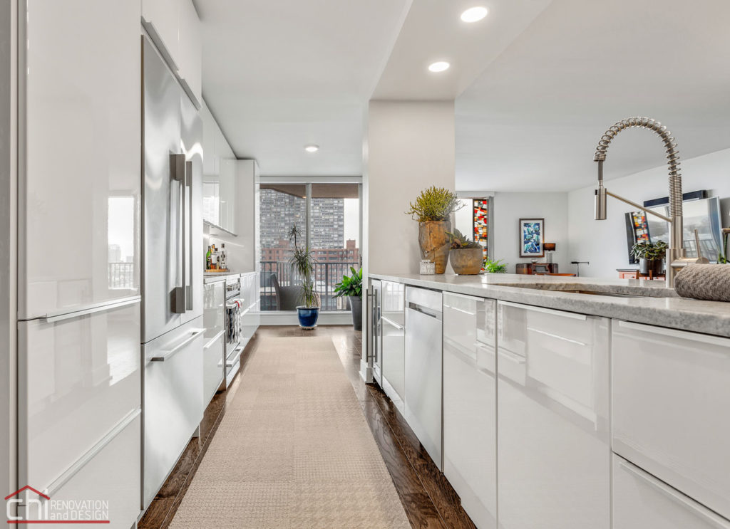 CHI | Chicago Modern Condo Living Kitchen Interior Renovation