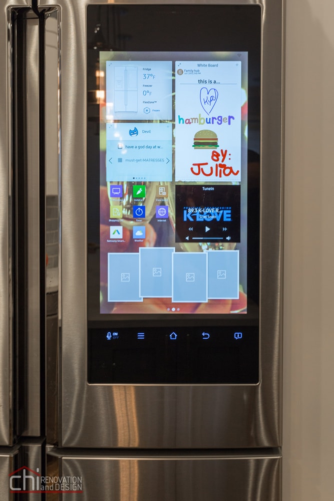 CHI | Contemporary Kitchen Refrigerator Close Up Chicago