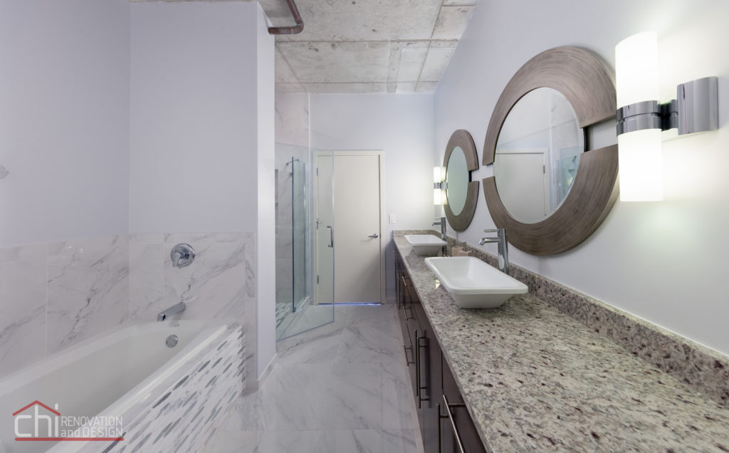 CHI | Evanston Loft Bathroom Interior Remodel