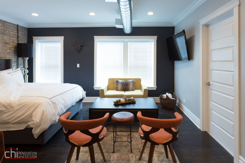 CHI | High End Airbnb Bedroom General Contractors