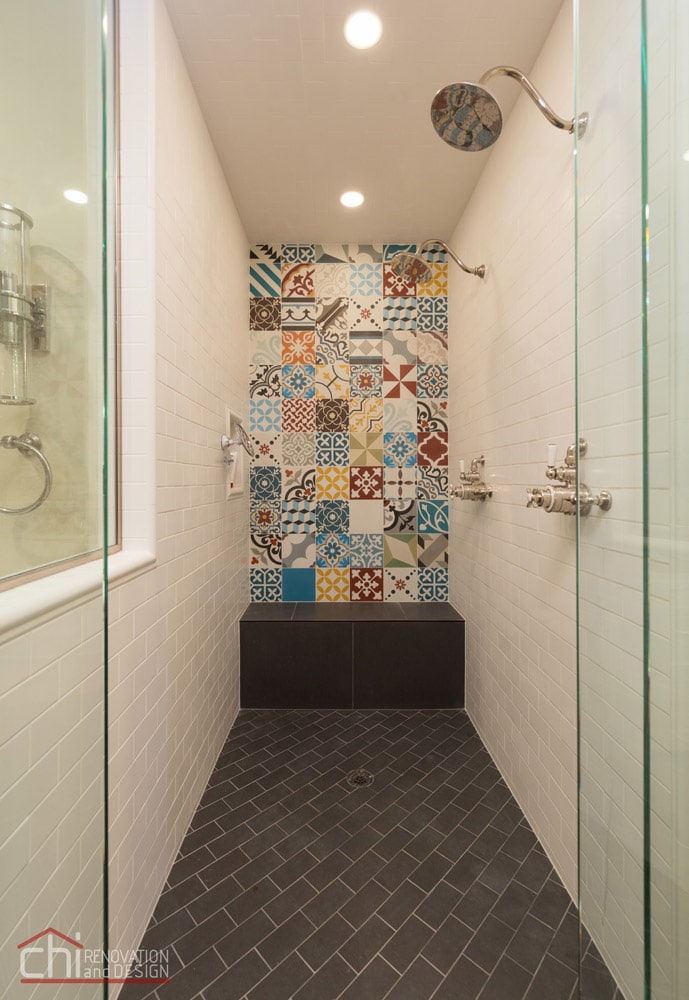 CHI | Lincoln Park Bathroom Shower Faucet Remodelers