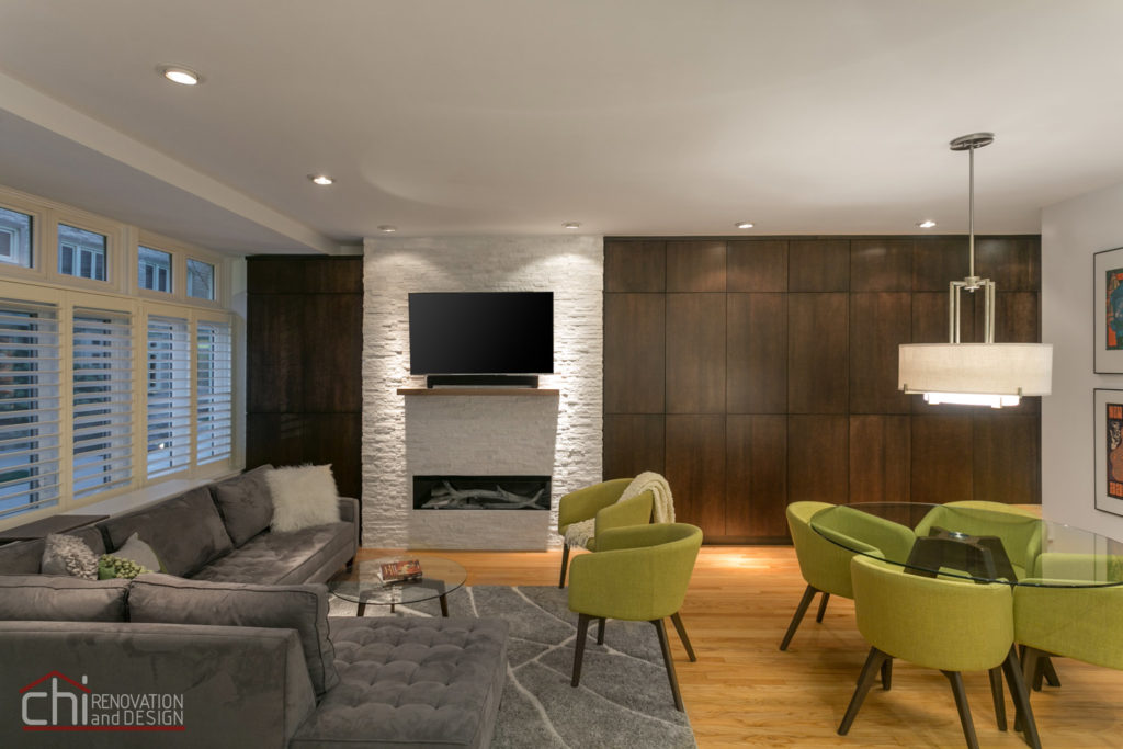 CHI | Luxury Mid Century Modern Living Room Renovation