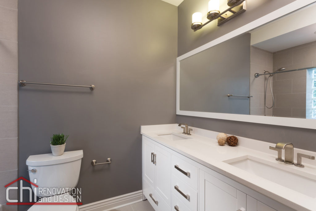 CHI | Roscoe Village Bathroom Dual Sink Remodel