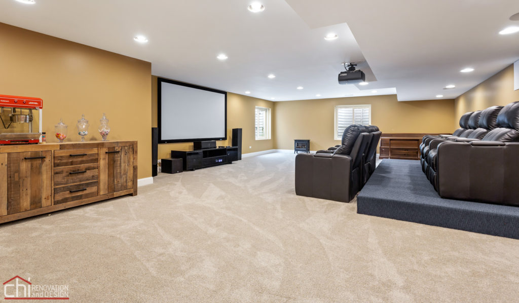 CHI | Barrington Basement Home Theater Remodel