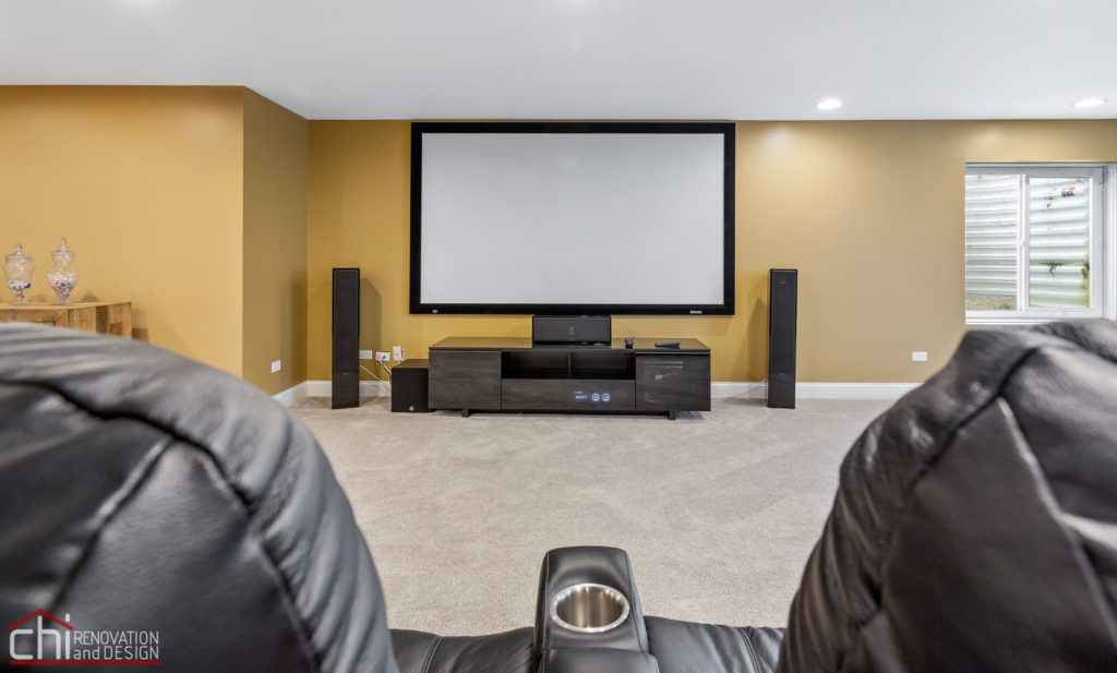 CHI | Barrington Basement Home Theater Renovation