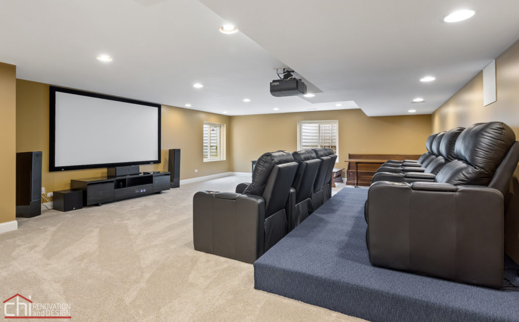 CHI | Barrington Basement Luxe Home Theater Renovation