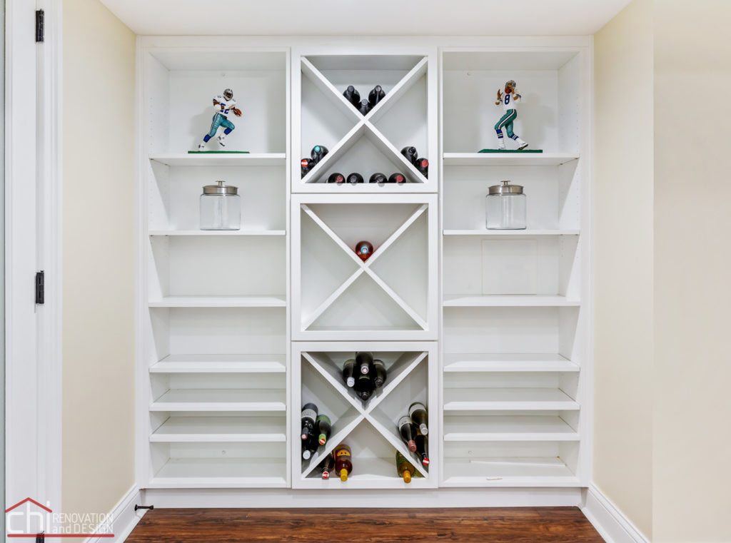 CHI | Barrington Basement Shelves Design