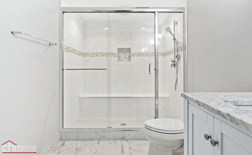 CHI | Barrington Basement Shower Remodeling