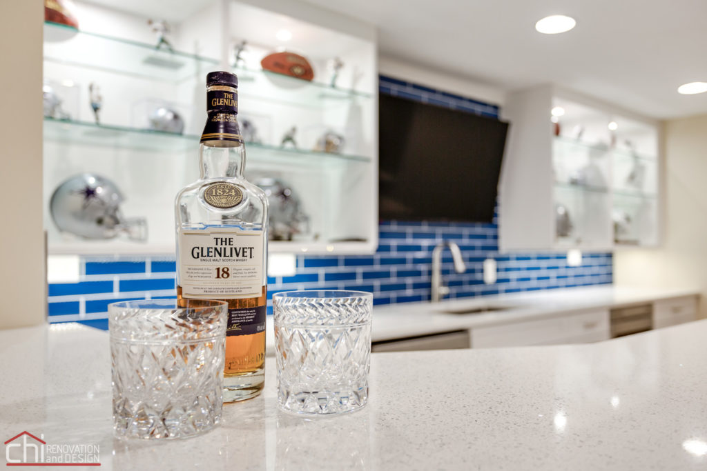 CHI | Barrington Basement Wet Bar Design Build