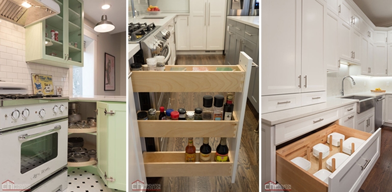 Organized Kitchen Shelving