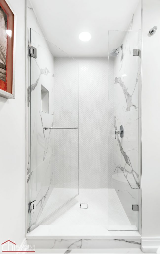 Chi | Chicago Condo Remodel Bath Shower Front