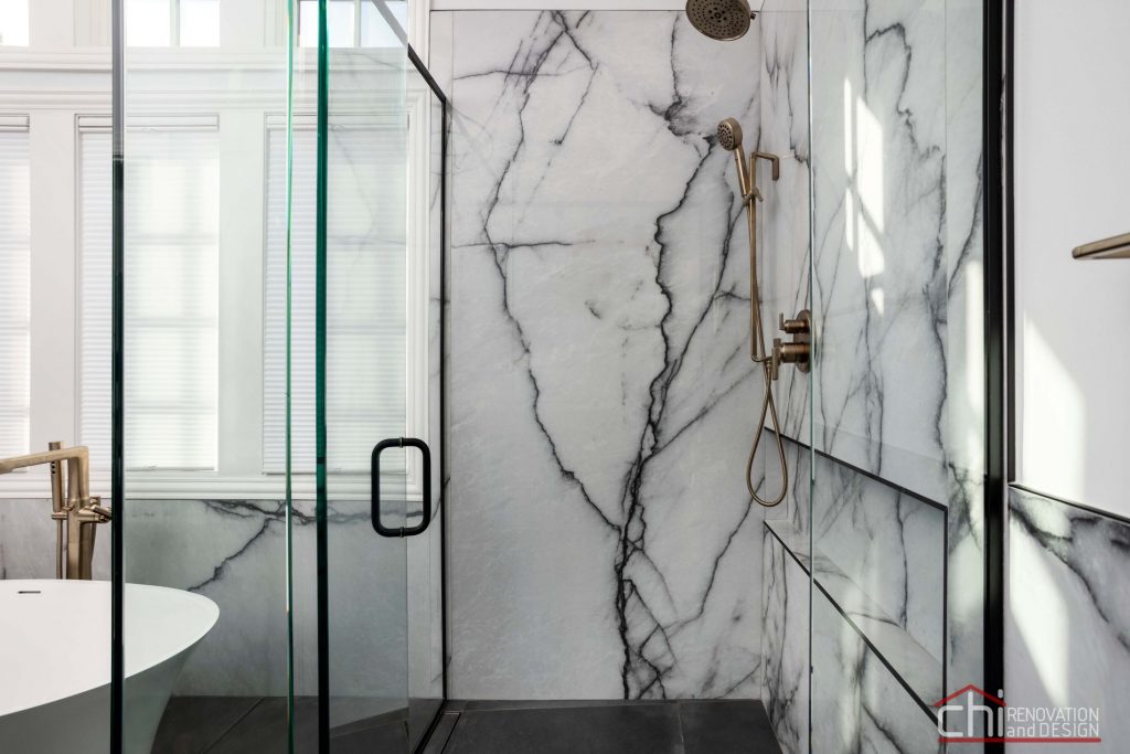 Classic Style Meets Comfort Chic - master Bathroom
