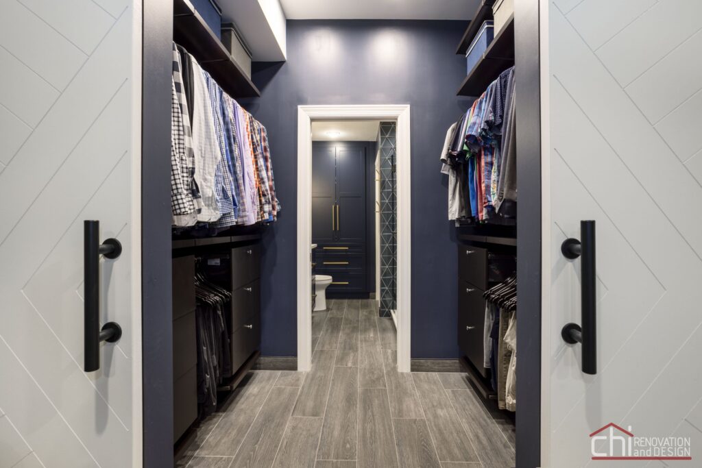 Masculine Uptown Master Bath Overhaul