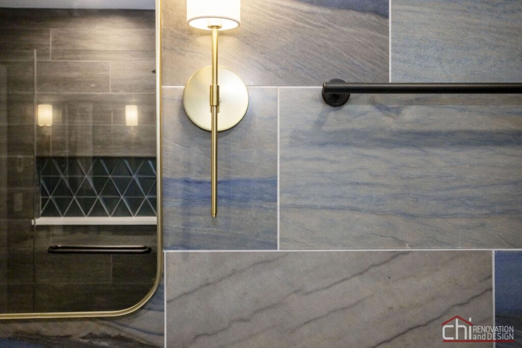 Masculine Uptown Master Bath Overhaul