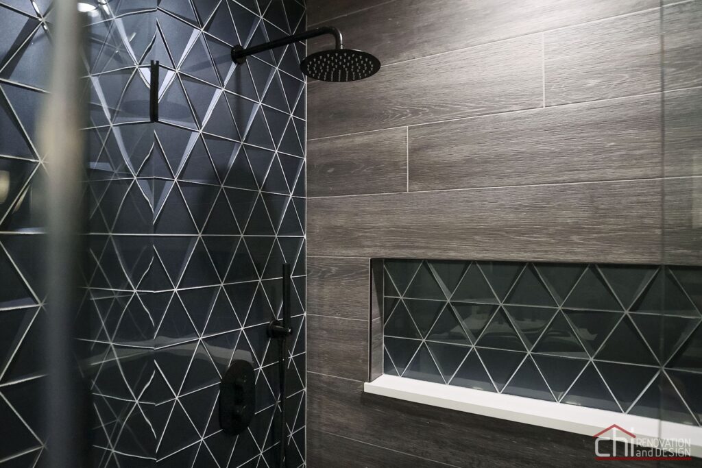 Masculine Uptown Master Bath Overhaul