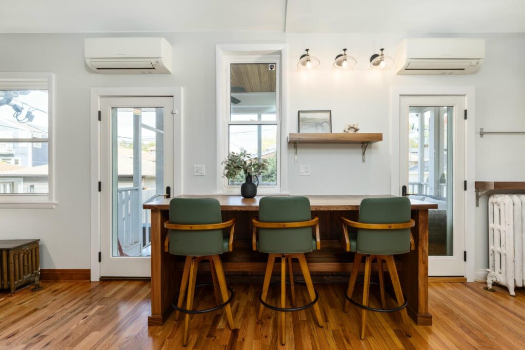 Winnemac Ave Kitchen Remodel Featuring Calm Green Interiors