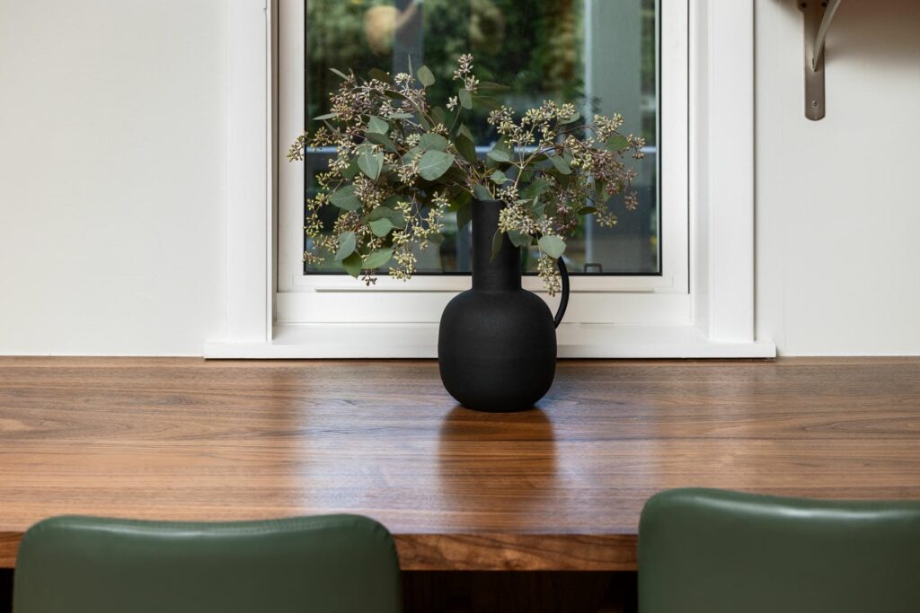Winnemac Ave Kitchen Remodel Featuring Calm Green Interiors