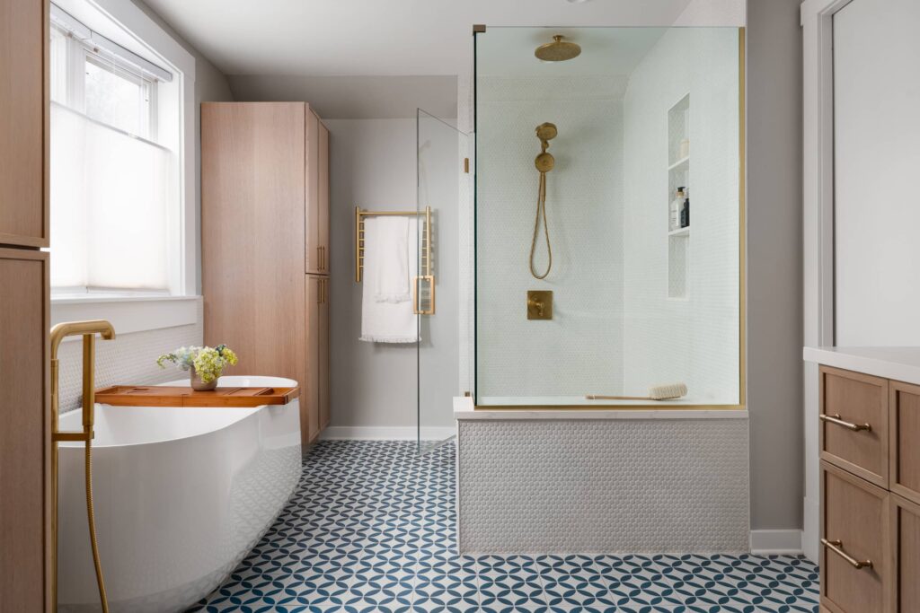 Pensacola Bathroom Refresh: Bright Contemporary Luxury