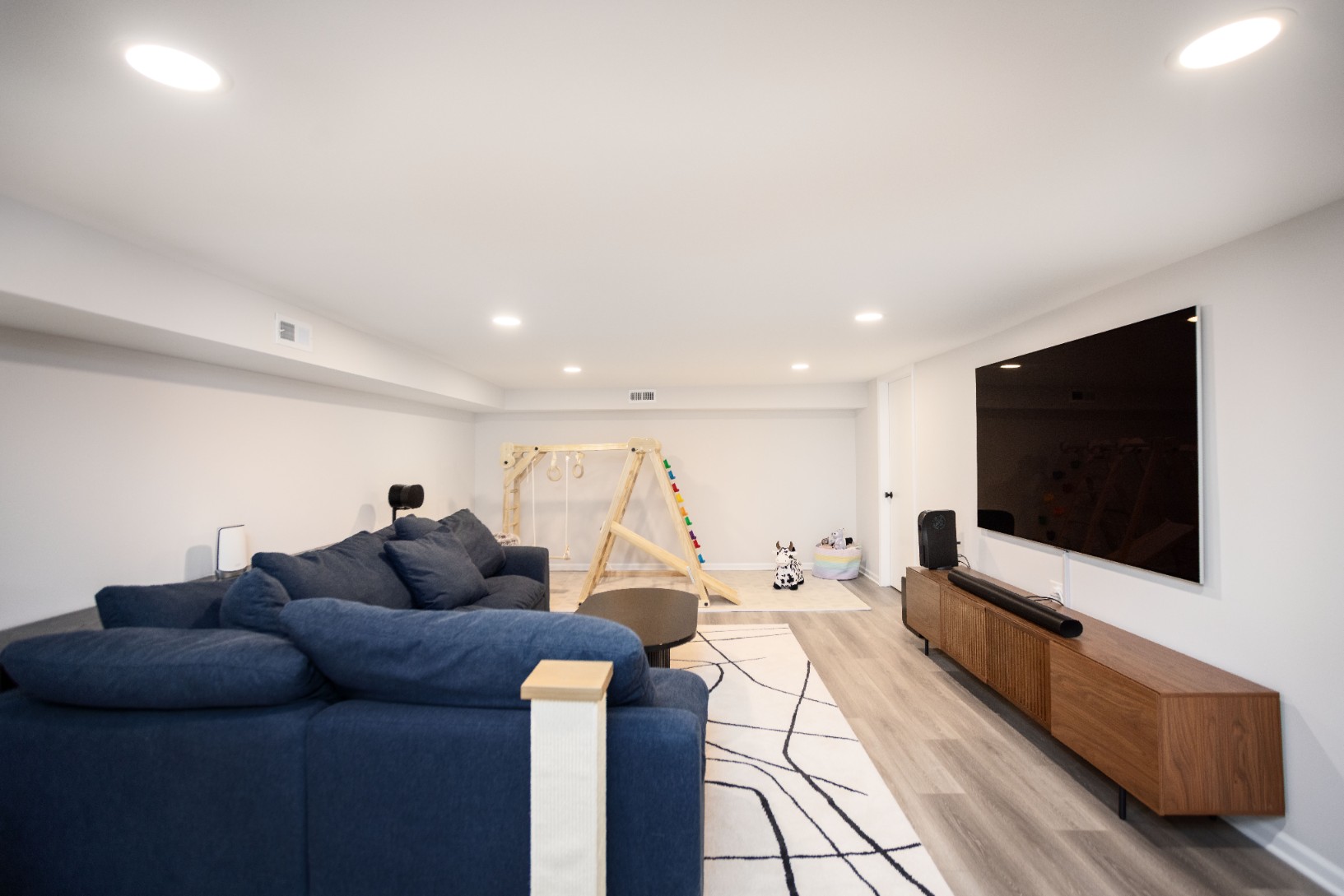 Modern Glencoe Basement Renovation