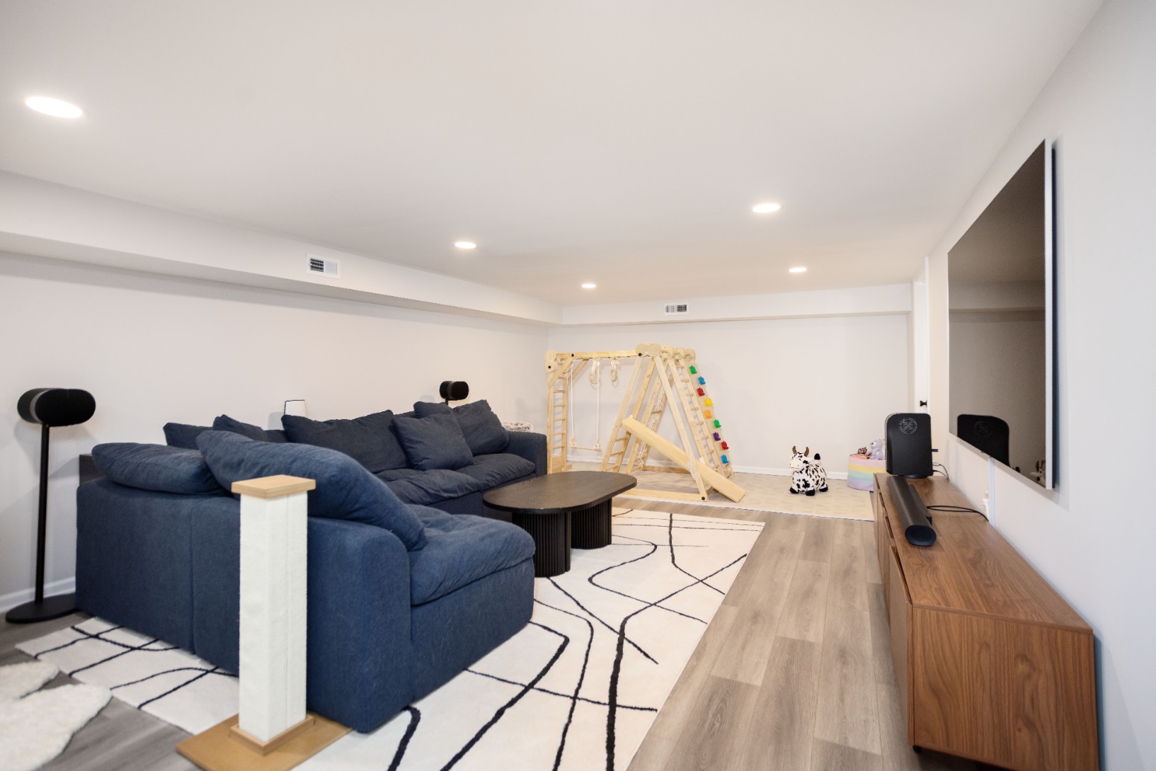 Modern Glencoe Basement Renovation
